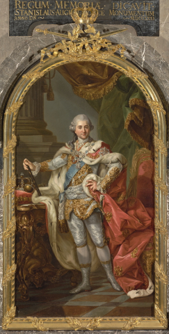 Marcello Bacciarelli, Portret Stanisława Augusta w stroju koronacyjnym