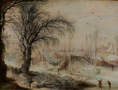 Gijsbrecht Leytens, "Pejzaż zimowy", ok. 1618-1628